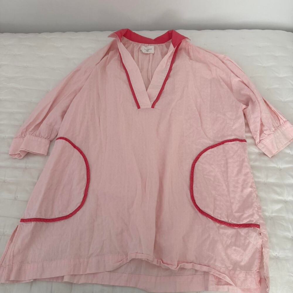 Tuckernuck Pomander Place Pink Beach Cover Up - Size S